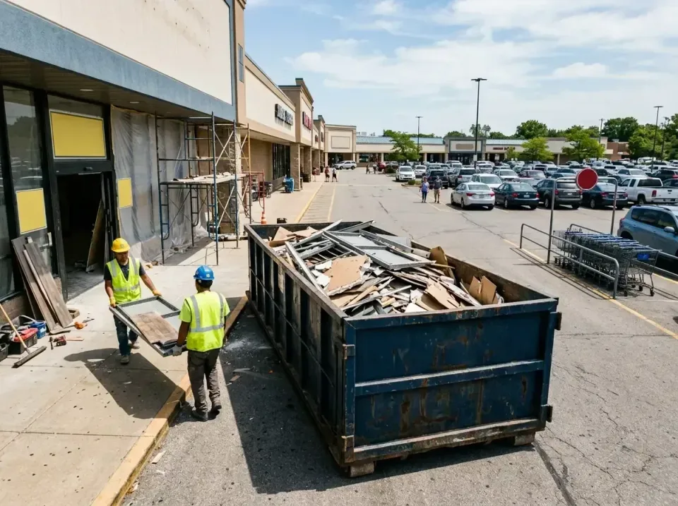 retail-store-renovation-debris-003 — frequently asked questions, Roll-off Dumpster Rentals in Green Cove Springs, FL